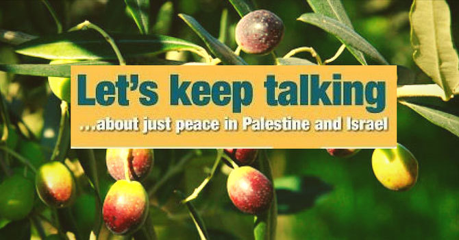 Lets Keep Talking About Peace in Palistine