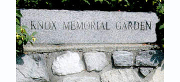 Knox Memorial Garden