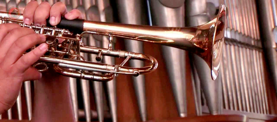trumpet and organ at knox