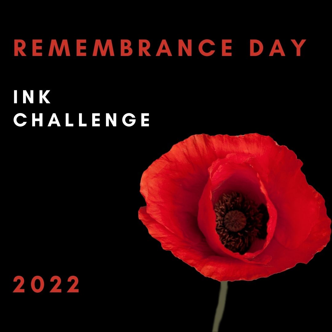 Rememberance Day Ink Challange 2022 Instagram Post Square