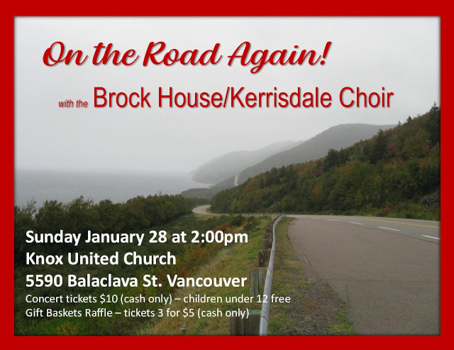 Brock House Kerrisdale Choir Concert