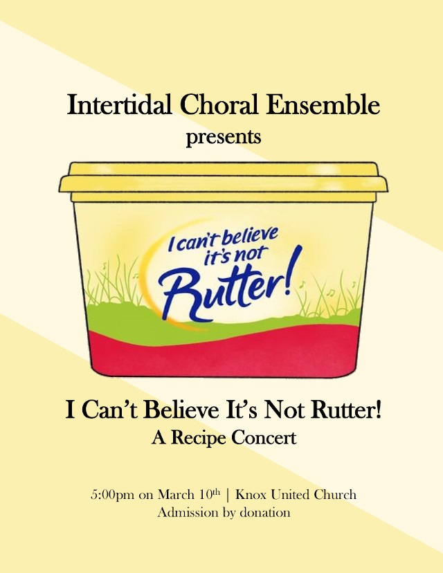 I Can't Believe It's Not Rutter ICE Vancouver Choir Concert