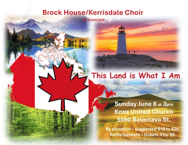 Brock House Choir at Knox This Land Is What I Am Concert