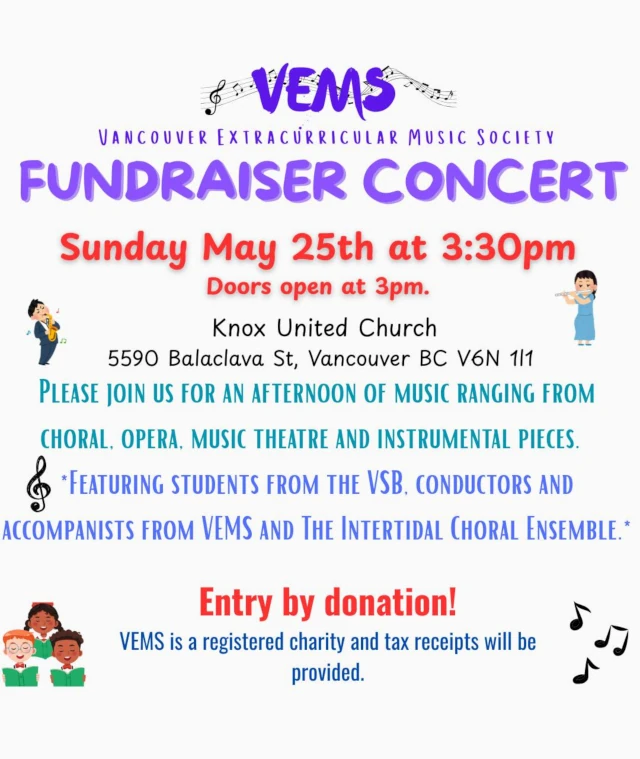 VEMS Concert at Knox United Church